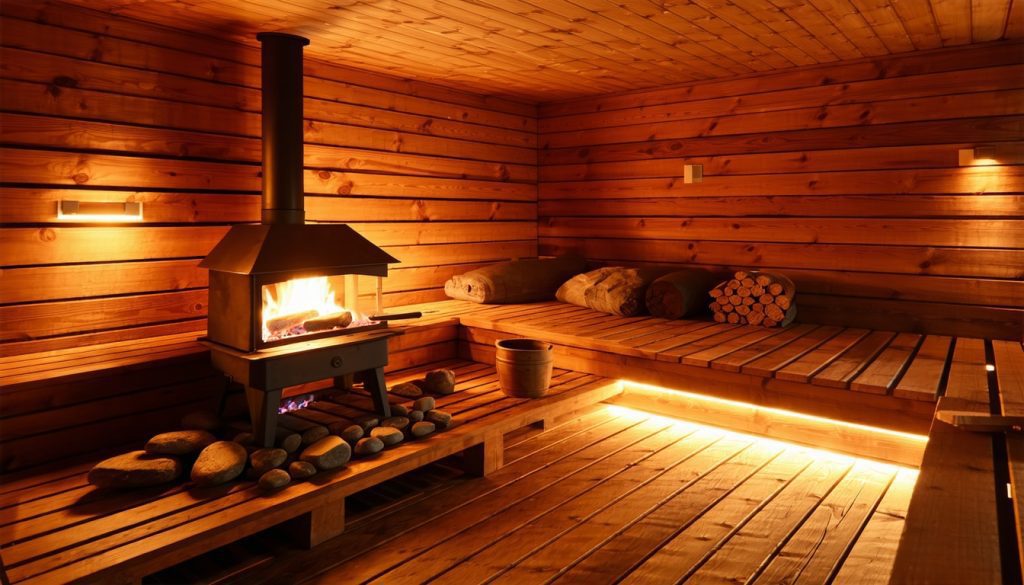 szauna kályha